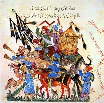 Islamic Painting - yahya ibn mahmud al wasiti maqamat des al hariri religious Islam